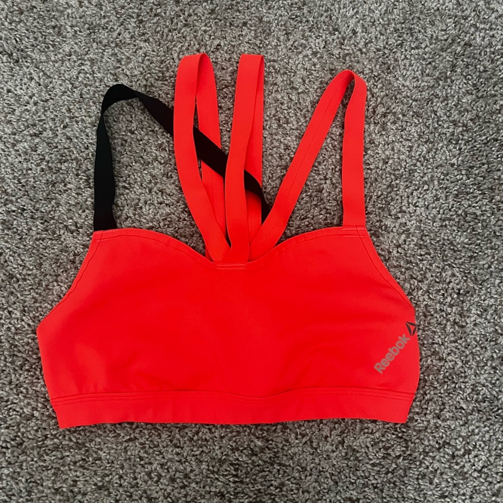 Reebok Orange Sports Bra